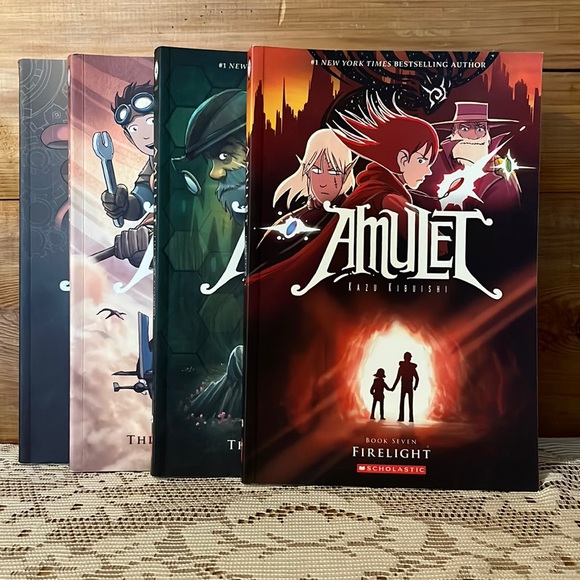 Amulet Book Bundle Of 4 / #1,3,4,7 - Picture 1 of 10